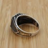 Turkish Handmade Silver Men's Ring, Men's Handmade Ring, Men's Ring, Onyx Men's Ring, Ottoman Mens Ring, Gift for Him, 925k Sterling Silver, Turkish Handmade Silver Men's Ring, Men's Handmade Ring, Men's Ring, Onyx Men's Ring, Ottoman Mens Ring, Gift for Him, 925k Sterling Silver,