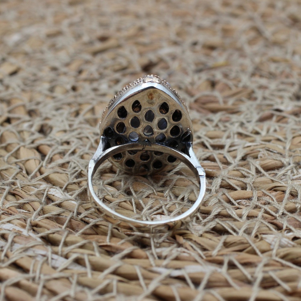 Zircon Ladies Set, Authentic Set, Handmade Women Set, Turkish Handmade Set, Ladies Jewelry Set, Ring, Earring, Pendant, 925k Sterling Silver