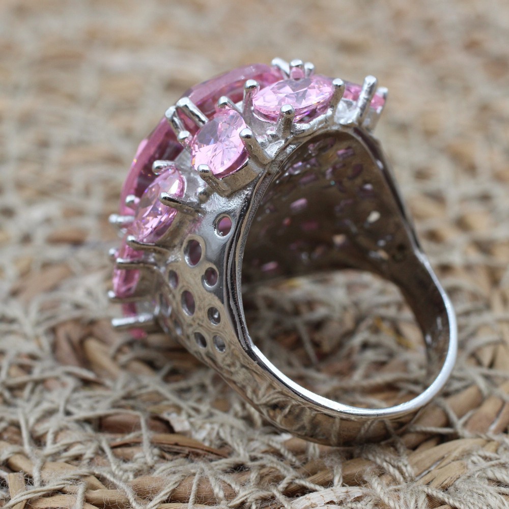 Handmade Women Ring, Quartz Women Ring, Turkish Handmade Women Ring, Ladies Ring, Ottoman Women Ring, 925k Sterling Silver, Gift For Her,