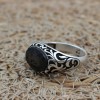 Handmade Silver Men's Ring, Onyx Men's Ring, Turkish Handmade Men's Ring, Men's Ring, Ottoman Mens Ring, Gift for Him, 925 Sterling Silver