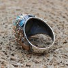 Turquoise Men's Ring, Handmade Ring, Turkish Handmade Silver Men Ring, Tree Of Life, Men's Jewelry, Gift for Him, 925k Sterling Silver Ring Turquoise Men's Ring, Handmade Ring, Turkish Handmade Silver Men Ring, Tree Of Life, Men's Jewelry, Gift for Him, 925k Sterling Silver Ring