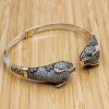 Leopard Bracelet, Tiger Bracelet, Handmade Bracelet, Bangle Cuff, Turkish Handmade, Bangle Bracelet, Gift for Her, 925k Sterling Silver,