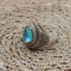 Turkish Handmade Ring, Silver Ladies Ring, Handmade Women Ring, Ottoman Women Ring, Aquamarine Ring, Ladies Ring, 925k Sterling Silver Ring, Turkish Handmade Ring, Silver Ladies Ring, Handmade Women Ring, Ottoman Women Ring, Aquamarine Ring, Ladies Ring, 925k Sterling Silver Ring,