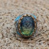 Men's Handmade Ring, Turkish Handmade Ring, Ottoman Men's Ring, Tourmaline Men's Ring, Men's Jewelry, Gift for Him, 925k Sterling Silver Men's Handmade Ring, Turkish Handmade Ring, Ottoman Men's Ring, Tourmaline Men's Ring, Men's Jewelry, Gift for Him, 925k Sterling Silver