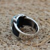 Men's Handmade Ring, Yemeni Ring, Turquoise Ring, Turkish Handmade Silver Men's Ring, Ottoman Men's Ring, Gift for Him, 925k Sterling Silver