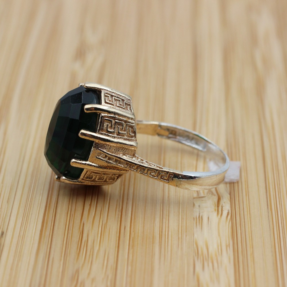 Emerald Ring, Ladies Ring, Handmade Women's Ring, Turkish Handmade Ring, Authentic Ring, Ottoman Ring, 925k Sterling Silver, Emerald Zircon Emerald Ring, Ladies Ring, Handmade Women's Ring, Turkish Handmade Ring, Authentic Ring, Ottoman Ring, 925k Sterling Silver, Emerald Zircon