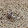 Ruby Ring, Handmade Women's Ring, Turkish Handmade Ring, Authentic Ring, Ottoman Ring, Ladies Ring, 925k Sterling Silver, Gift For Her,