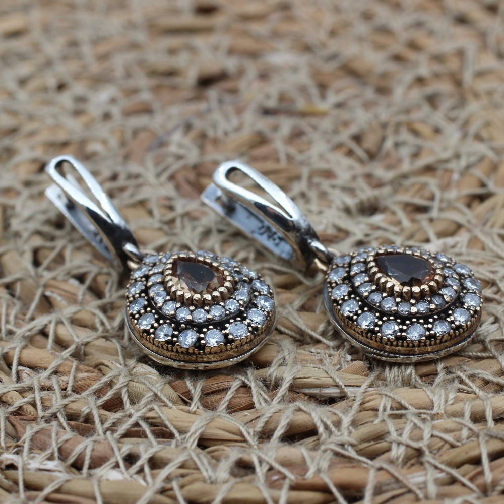 Handmade Ladies Set, Alexandrite Women's Set, Ladies Jewelry Set, Ottoman Set, Earring, Pendant, Ring, Ladies Set, 925k Sterling Silver