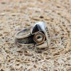 Men's Ring, Turkish Handmade, Silver Men's Ring, Men's Handmade Ring, Ottoman Ring, Men's Jewelry, Gift for Him, 925k Sterling Silver Ring