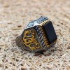 Handmade Silver Men's Ring, Onyx Men's Ring, Turkish Handmade Men's Ring, Men's Ring, Ottoman Mens Ring, Gift for Him, 925k Sterling Silver, Handmade Silver Men's Ring, Onyx Men's Ring, Turkish Handmade Men's Ring, Men's Ring, Ottoman Mens Ring, Gift for Him, 925k Sterling Silver,