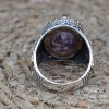 Amethyst Men's Ring, Mens Handmade Ring, Turkish Handmade Silver Men Ring, Ottoman Men Ring, Men Jewelry, Gift for Him, 925k Sterling Silver