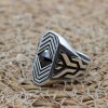 Onyx Ring, Men's Ring, Turkish Handmade Ring, Silver Men's Ring, Ottoman Men's Ring, Men's Jewelry, Gift for Him, 925k Sterling Silver