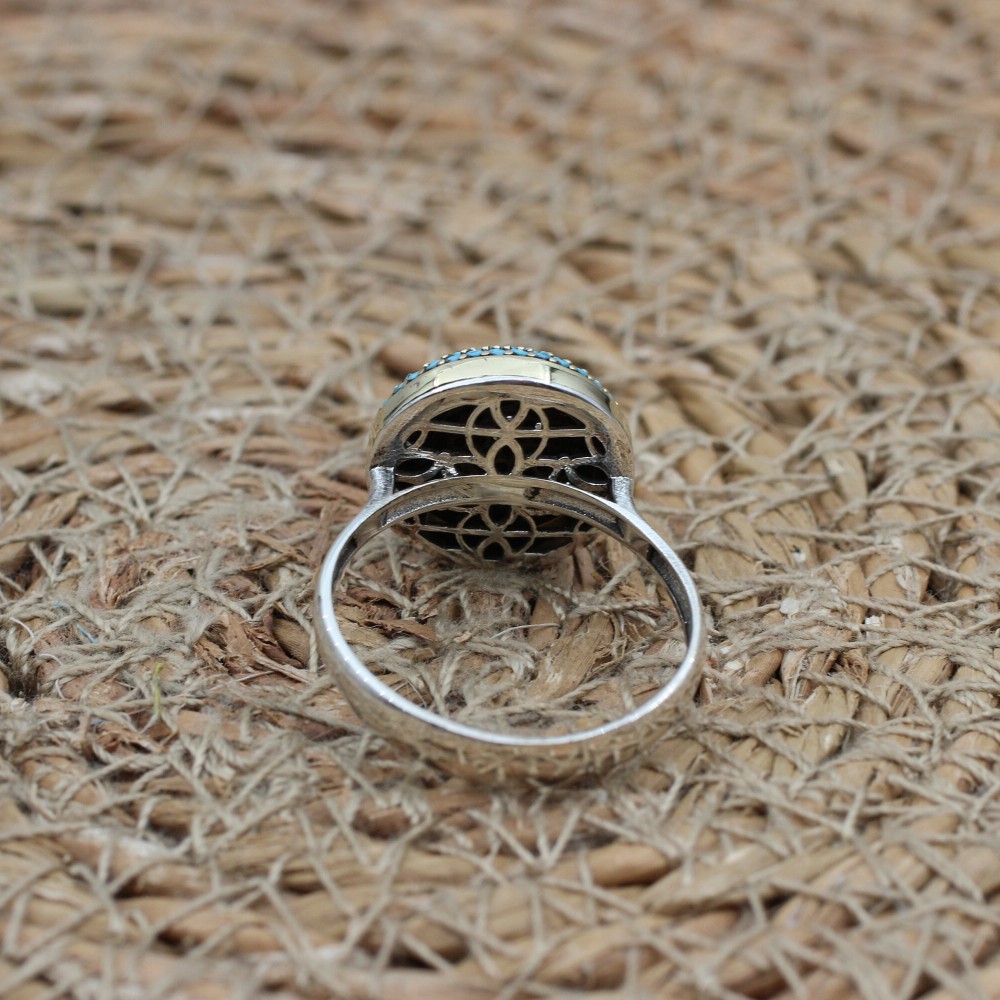 Turquoise Jewelry Set, Authentic Set, Handmade Set Women, Turkish Handmade, Ladies Jewelry Set, Earring, Ladies Set, 925k Sterling Silver