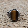 Tiger Eye Men's Ring, Ottoman Men's Ring, Handmade Men's Ring, Turkish Handmade Men's Ring, Men's Jewelry, Gift for Him, 925 Sterling Silver Tiger Eye Men's Ring, Ottoman Men's Ring, Handmade Men's Ring, Turkish Handmade Men's Ring, Men's Jewelry, Gift for Him, 925 Sterling Silver