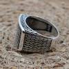 Men's Ring, Turkish Handmade, Silver Men's Ring, Men's Handmade Ring, Ottoman Ring, Men's Jewelry, Gift for Him, 925k Sterling Silver Ring