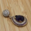 Amethyst Set, Authentic Set, Handmade Set Women, Turkish Handmade, Ladies Jewelry Set, Earring, Pendant, Ladies Set, 925k Sterling Silver