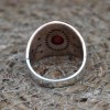 Ruby Ring, Handmade Women's Ring, Turkish Handmade Ring, Authentic Ring, Ottoman Ring, Ladies Ring, 925k Sterling Silver, Gift For Her,