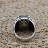 Mystic Topaz Men's Ring, Ottoman Men's Ring, Handmade Mens Ring, Turkish Handmade Mens Ring, Mens Jewelry, Gift for Him, 925 Sterling Silver
