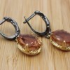 Handmade Set, Turkish Handmade, Ladies Jewelry Set, Ottoman Set, Earring, Pendant, Ring, Alexandrite Set, Ladies Set, 925k Sterling Silver