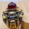 Hagia Sophia Ring, Men's Handmade Ring, Turkish Handmade Ring, Ottoman Men Ring, Ruby Ring, Men Jewelry, Gift for Him, 925k Sterling Silver Hagia Sophia Ring, Men's Handmade Ring, Turkish Handmade Ring, Ottoman Men Ring, Ruby Ring, Men Jewelry, Gift for Him, 925k Sterling Silver
