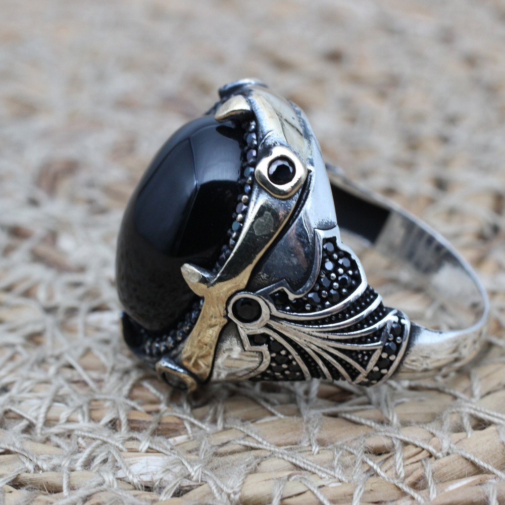 Handmade Men's Ring, Turkish Men's Ring, Oval Stone Ring, Ottoman Ring, Onyx Ring, Men's Jewelry, Gift for Him, 925k Sterling Silver Ring Handmade Men's Ring, Turkish Men's Ring, Oval Stone Ring, Ottoman Ring, Onyx Ring, Men's Jewelry, Gift for Him, 925k Sterling Silver Ring