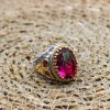 Men's Handmade Ring, Turkish Handmade Men's Ring, Ottoman Men's Ring, Tourmaline Men's Ring, Mens Ring, Gift for Him, 925k Sterling Silver Men's Handmade Ring, Turkish Handmade Men's Ring, Ottoman Men's Ring, Tourmaline Men's Ring, Mens Ring, Gift for Him, 925k Sterling Silver