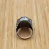 Mens Handmade Ring, Turkish Handmade Silver Men Ring, Ottoman Ring, Aquamarine Ring, Men's Jewelry, Gift for Him, 925k Sterling Silver Ring