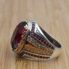 Men's Handmade Ring, Turkish Handmade Ring, Ottoman Men's Ring, Tourmaline Men's Ring, Yemeni Mens Ring, Gift for Him, 925k Sterling Silver Men's Handmade Ring, Turkish Handmade Ring, Ottoman Men's Ring, Tourmaline Men's Ring, Yemeni Mens Ring, Gift for Him, 925k Sterling Silver