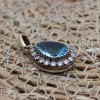 Aquamarine Set, Authentic Set, Handmade Women Set, Turkish Handmade, Ladies Jewelry Set, Earring, Ladies Set, 925k Sterling Silver, Jewelry,