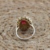 Ruby Ring, Handmade Women's Ring, Turkish Handmade Ring, Authentic Ring, Ottoman Ring, Ladies Ring, 925k Sterling Silver, Gift For Her,