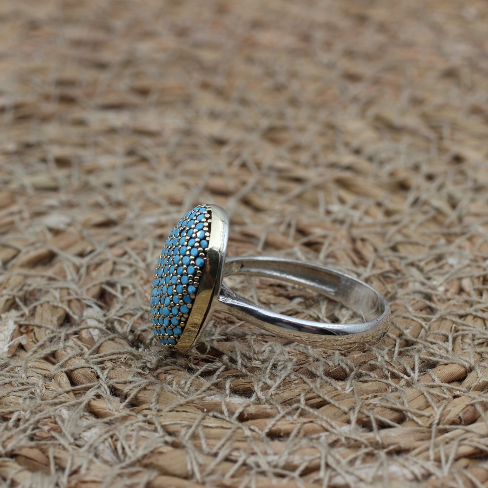 Turquoise Jewelry Set, Authentic Set, Handmade Set Women, Turkish Handmade, Ladies Jewelry Set, Earring, Ladies Set, 925k Sterling Silver