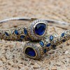 Sapphire Bracelet, Ottoman Bracelet, Handmade Bracelet, Bangle Cuff, Turkish Handmade, Bangle Bracelet, Gift For Her, 925k Sterling Silver, Sapphire Bracelet, Ottoman Bracelet, Handmade Bracelet, Bangle Cuff, Turkish Handmade, Bangle Bracelet, Gift For Her, 925k Sterling Silver,