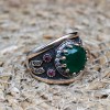 Emerald Ring, Handmade Women's Ring, Turkish Handmade Ring, Authentic Ring, Ottoman Ring, Ladies Ring, 925k Sterling Silver, Gift For Her, Emerald Ring, Handmade Women's Ring, Turkish Handmade Ring, Authentic Ring, Ottoman Ring, Ladies Ring, 925k Sterling Silver, Gift For Her,