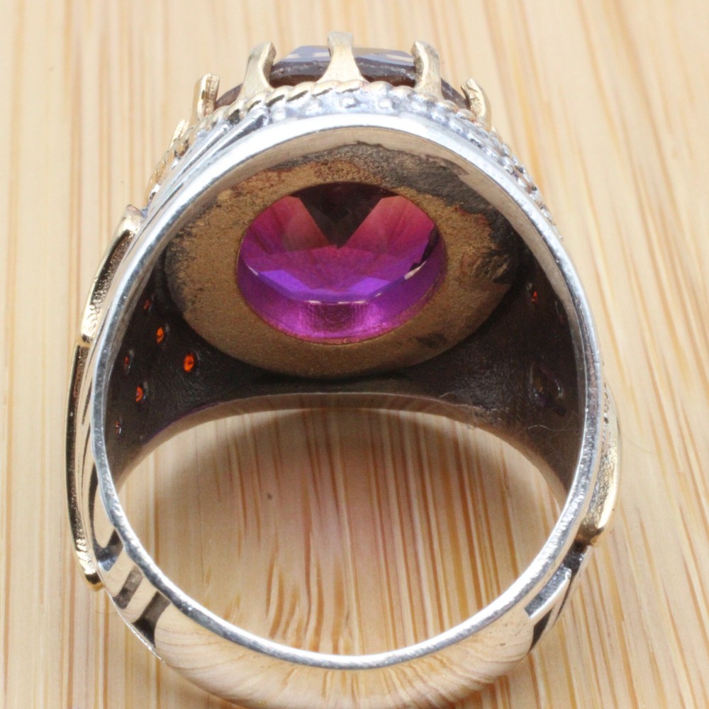 Men's Handmade Ring, Turkish Handmade Men's Ring, Ottoman Men's Ring, Tourmaline Men's Ring, Mens Ring, Gift for Him, 925k Sterling Silver Men's Handmade Ring, Turkish Handmade Men's Ring, Ottoman Men's Ring, Tourmaline Men's Ring, Mens Ring, Gift for Him, 925k Sterling Silver