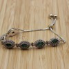 Emerald Ladies Bracelet, Ottoman Ladies Bracelet, Handmade Women's Bracelet, Handmade Bangle Cuff, Gift For Her, 925k Sterling Silver, Emerald Ladies Bracelet, Ottoman Ladies Bracelet, Handmade Women's Bracelet, Handmade Bangle Cuff, Gift For Her, 925k Sterling Silver,