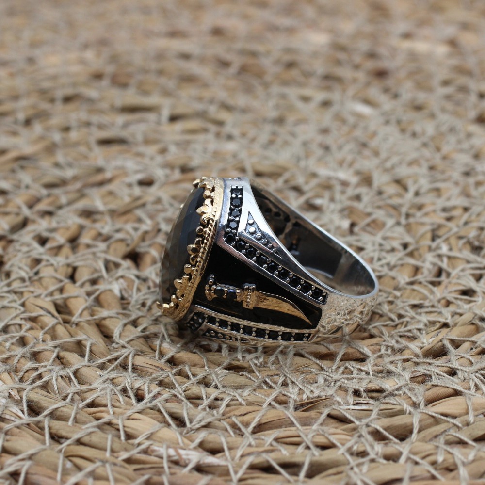 Onyx Men's Ring, Turkish Handmade Men's Ring, Handmade Silver Men's Ring, Men's Ring, Ottoman Mens Ring, Gift for Him, 925k Sterling Silver, Onyx Men's Ring, Turkish Handmade Men's Ring, Handmade Silver Men's Ring, Men's Ring, Ottoman Mens Ring, Gift for Him, 925k Sterling Silver,