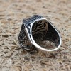 Onyx Ring, Men's Ring, Turkish Handmade Ring, Silver Men's Ring, Ottoman Men's Ring, Men's Jewelry, Gift for Him, 925k Sterling Silver
