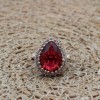 Ruby Ring, Handmade Women's Ring, Turkish Handmade Ring, Authentic Ring, Ottoman Ring, Ladies Ring, 925k Sterling Silver, Gift For Her,