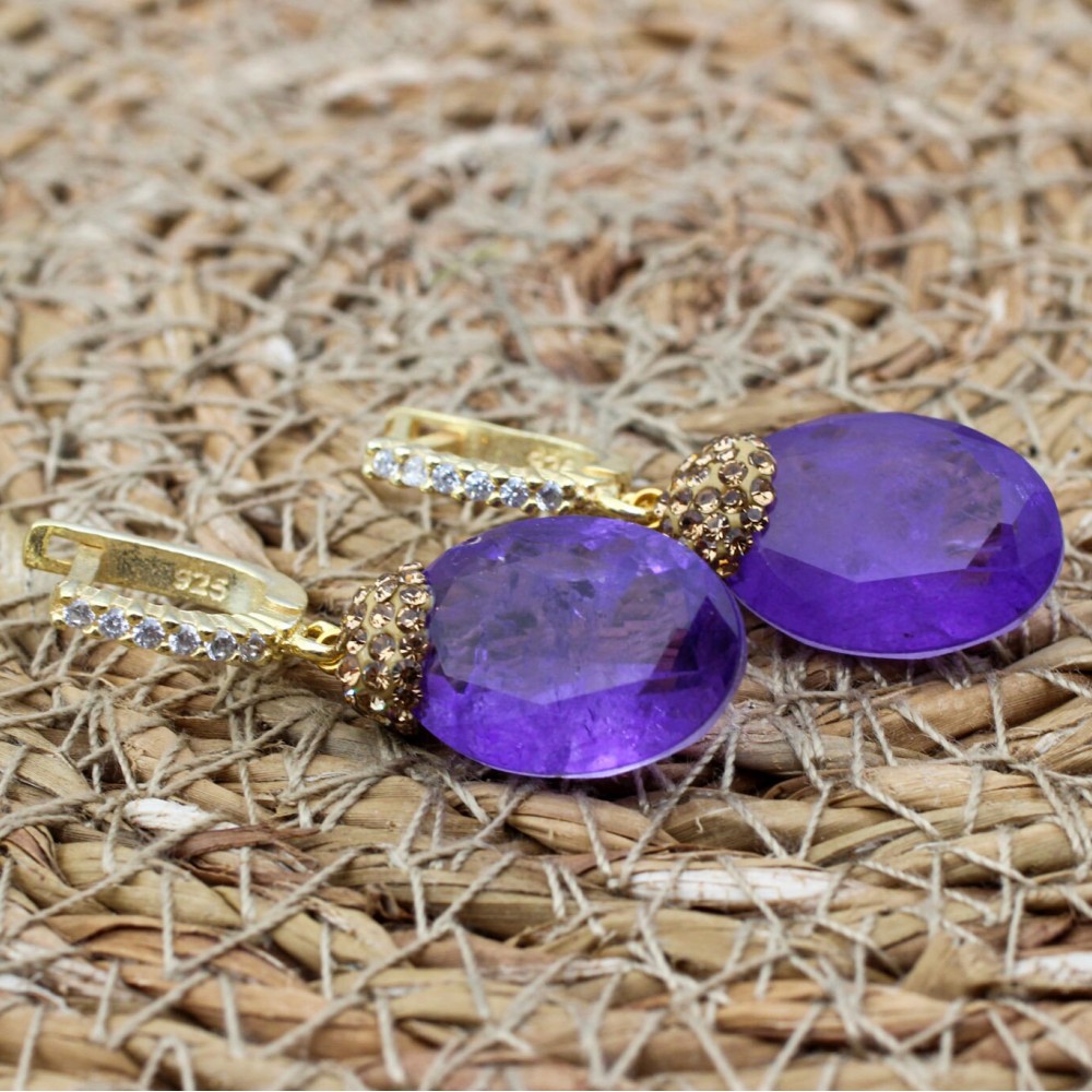 Paraiba Set, Authentic Set, Handmade Women Set, Turkish Handmade, Ladies Jewelry, Ring, Earring, Pendant, Ladies Set, 925k Sterling Silver