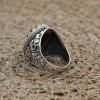Handmade Silver Men's Ring, Onyx Men's Ring, Turkish Handmade Men's Ring, Men's Ring, Ottoman Mens Ring, Gift for Him, 925 Sterling Silver Handmade Silver Men's Ring, Onyx Men's Ring, Turkish Handmade Men's Ring, Men's Ring, Ottoman Mens Ring, Gift for Him, 925 Sterling Silver