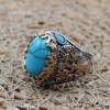 Turquoise Men's Ring, Handmade Ring, Turkish Handmade Silver Men Ring, Tree Of Life, Men's Jewelry, Gift for Him, 925k Sterling Silver Ring Turquoise Men's Ring, Handmade Ring, Turkish Handmade Silver Men Ring, Tree Of Life, Men's Jewelry, Gift for Him, 925k Sterling Silver Ring