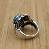 Turquoise Men's Ring, Handmade Ring, Turkish Handmade Silver Men Ring, Ottoman Ring, Men's Jewelry, Gift for Him, 925k Sterling Silver Ring