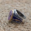 Amethyst Men's Ring, Mens Handmade Ring, Turkish Handmade Silver Men Ring, Ottoman Men Ring, Men Jewelry, Gift for Him, 925k Sterling Silver