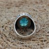 Mens Handmade Ring, Turkish Handmade Silver Men Ring, Ottoman Ring, Aquamarine Ring, Men's Jewelry, Gift for Him, 925k Sterling Silver Ring