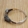 Leopard Bracelet, Tiger Bracelet, Handmade Bracelet, Bangle Cuff, Turkish Handmade, Bangle Bracelet, Gift for Her, 925k Sterling Silver,
