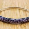 Amethyst Bracelet, Ottoman Bracelet, Handmade Bracelet, Bangle Cuff, Turkish Handmade, Bangle Bracelet, Gift for Her, 925k Sterling Silver