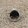 Turquoise Men's Ring, Handmade Ring, Turkish Handmade Silver Men Ring, Ottoman Ring, Men's Jewelry, Gift for Him, 925k Sterling Silver Ring