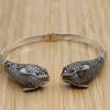 Leopard Bracelet, Tiger Bracelet, Handmade Bracelet, Bangle Cuff, Turkish Handmade, Bangle Bracelet, Gift for Her, 925k Sterling Silver,