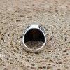 Tiger Eye Men's Ring, Ottoman Men's Ring, Handmade Men's Ring, Turkish Handmade Men's Ring, Men's Jewelry, Gift for Him, 925 Sterling Silver