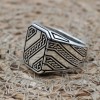 Men's Ring, Turkish Handmade, Silver Men's Ring, Men's Handmade Ring, Ottoman Ring, Men's Jewelry, Gift for Him, 925k Sterling Silver Ring